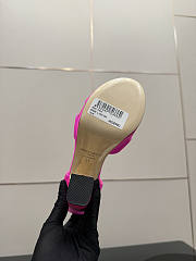 Fortok Jimmy Choo Kesia 120 Satin Hot Pink Heels  - 6
