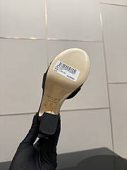 Fortok Jimmy Choo Kesia 120 Satin Black Heels  - 6