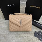 Fortok Saint Laurent Loulou Small Shoulder bag Beige 25*17*9cm - 1