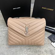 Fortok Saint Laurent Loulou Large Shoulder bag Beige 32*22*11cm - 1