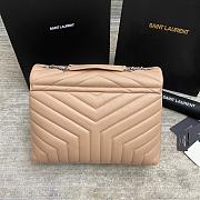 Fortok Saint Laurent Loulou Large Shoulder bag Beige 32*22*11cm - 5
