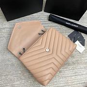 Fortok Saint Laurent Loulou Large Shoulder bag Beige 32*22*11cm - 4