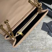 Fortok Saint Laurent Loulou Small Shoulder bag Beige Gold Hardware 25*17*9cm - 4