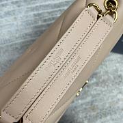 Fortok Saint Laurent Loulou Small Shoulder bag Beige Gold Hardware 25*17*9cm - 2