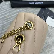 Fortok Saint Laurent Loulou Large Shoulder bag Beige Gold Hardware 32*22*11cm - 6