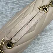 Fortok Saint Laurent Loulou Large Shoulder bag Beige Gold Hardware 32*22*11cm - 2