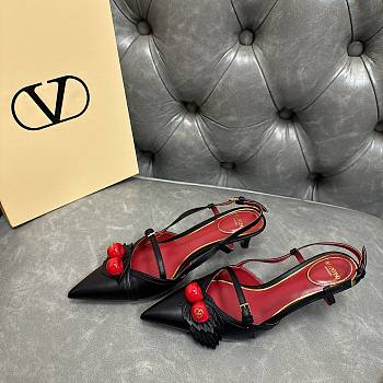 Fortok Valentino Garavani Pumps Cherryfic Black 5cm
