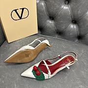 Fortok Valentino Garavani Pumps Cherryfic White 5cm - 6