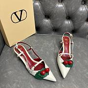 Fortok Valentino Garavani Pumps Cherryfic White 5cm - 3
