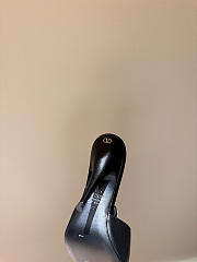 Fortok Valentino Garavani Coeur Vipère Kidskin Slide Sandal Black 105Mm - 2