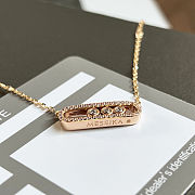 Fortok Messika Pavé Necklace Baby Move Gold/ Silver Necklace Rhinestones - 2