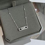 Fortok Messika Pavé Necklace Baby Move Gold/ Silver Necklace Rhinestones - 3