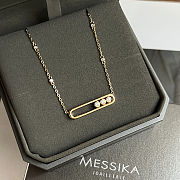 Fortok Messika Pavé Necklace Baby Move Gold/ Silver Necklace - 4