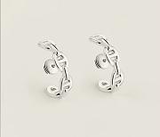 Fortok Hermes Chaine d'ancre Enchainee Earrings - 6