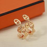 Fortok Hermes Chaine d'ancre Enchainee Earrings - 5