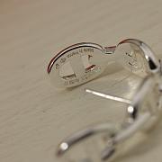 Fortok Hermes Chaine d'ancre Enchainee Earrings - 4