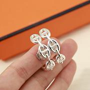 Fortok Hermes Chaine d'ancre Enchainee Earrings - 3
