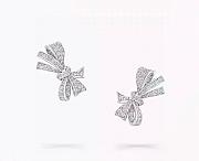 Fortok Graff White Gold and Diamond Tilda's Bow Stud Earrings - 6