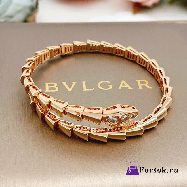 Fortok BVLGARI Serpenti Viper bracelet Rose Gold - 1