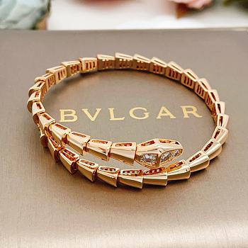 Fortok BVLGARI Serpenti Viper bracelet Rose Gold