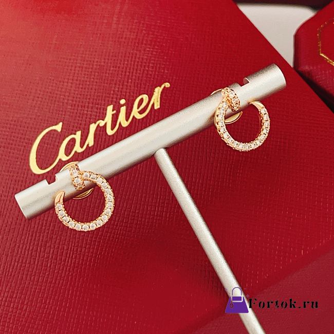 Fortok Cartier Juste un Clou Earrings Rose Gold  - 1