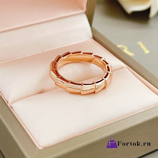 Fortok Bvlgari Serpenti Viper ring Rose Gold - 1