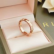 Fortok Bvlgari Serpenti Viper ring Rose Gold - 6