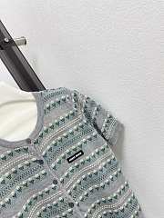 Fortok Miu Miu button-up knit top - 6