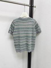 Fortok Miu Miu button-up knit top - 4