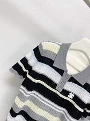 Fortok Miu Miu button-up knit top Polo - 4