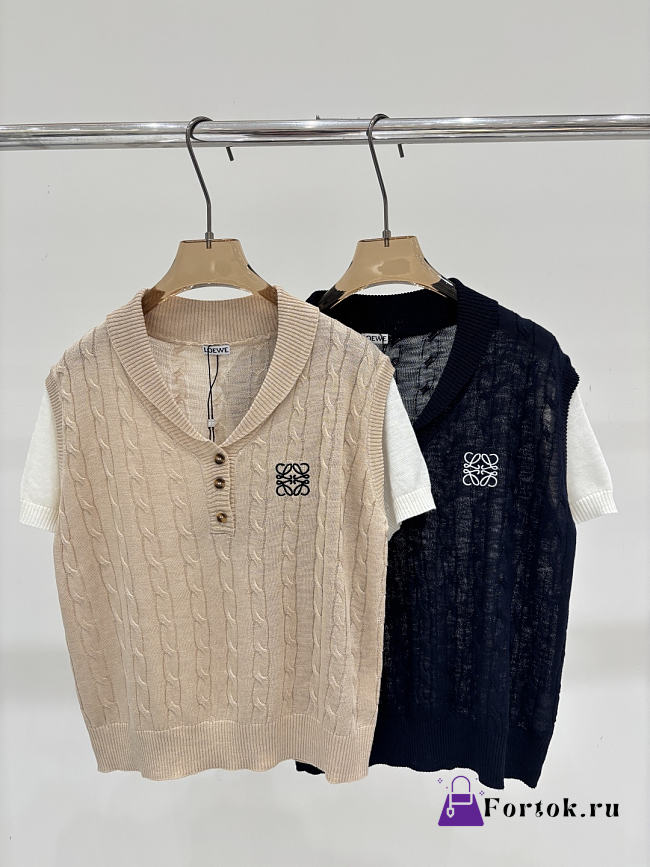 Fortok Loewe knit sweater vests  - 1