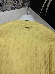 Fortok Gucci Braided cotton blend top Yellow - 6