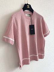 Fortok Fendi Pink Cotton Top Pink  - 5