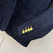 Fortok Polo Ralph Lauren Crest Embellished Blazer  - 2