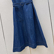 Fortok Brunello Cucinelli Midi Dress Denim  - 5