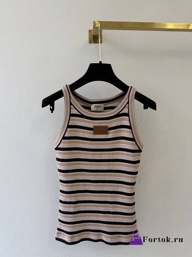 Fortok Fendi Top Cotton Multicolour Tank Top 01 - 1