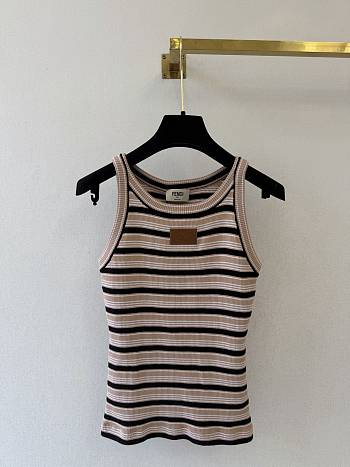 Fortok Fendi Top Cotton Multicolour Tank Top 01
