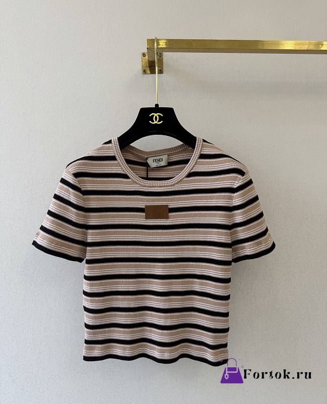 Fortok Fendi Top Cotton Multicolour Crop Top 01 - 1