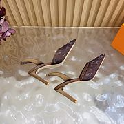 Fortok Louis Vuitton Gala Slingback Pump Brown 8.5cm - 3