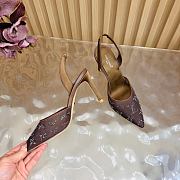 Fortok Louis Vuitton Gala Slingback Pump Brown 8.5cm - 2