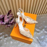 Fortok Louis Vuitton Gala Slingback Pump Light Biege 8.5cm - 1