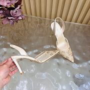 Fortok Louis Vuitton Gala Slingback Pump Light Biege 8.5cm - 4