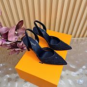 Fortok Louis Vuitton Gala Slingback Pump Black 8.5cm - 1