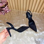 Fortok Louis Vuitton Gala Slingback Pump Black 8.5cm - 3