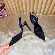 Fortok Louis Vuitton Gala Slingback Pump Black 8.5cm - 5