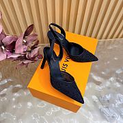 Fortok Louis Vuitton Gala Slingback Pump Black 8.5cm - 6