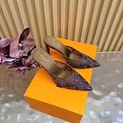 Fortok Louis Vuitton Gala Mule Brown 8.5cm - 1