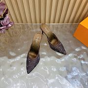 Fortok Louis Vuitton Gala Mule Brown 8.5cm - 3