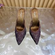 Fortok Louis Vuitton Gala Mule Brown 8.5cm - 4