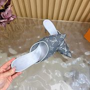 Fortok Louis Vuitton Gala Mule Silver 8.5cm - 3